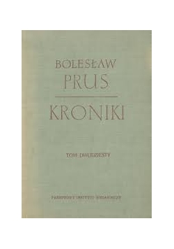 Kroniki, tom XX