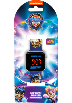 Zegarek LED z kalendarzem Paw Patrol PW19944