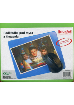 Podkładka pod mysz z kieszenią zielona
