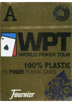 Fournier WPT 100% plastic złota edycja