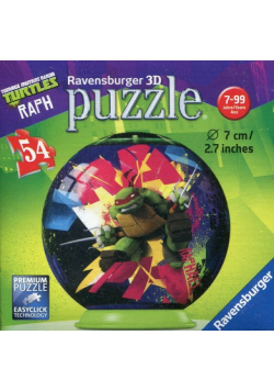 Puzzle 3D Żółwie Ninja 54 Raphael