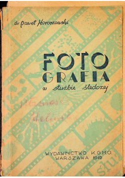 Fotografia w służbie śledczej 1949 r.