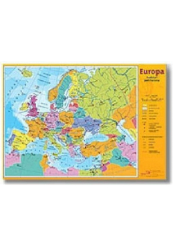 Europa/Świat - podział polityczny Mapa ściennna