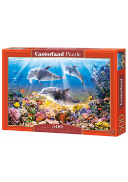 Puzzle 500 Dolphins Underwater