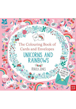 National Trust: The Colouring Book of Cards and Envelopes - Unicorns and Rainbows