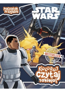 Koloruj, czytaj, naklejaj. Star Wars