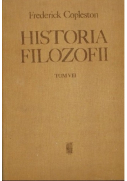 Historia filozofii Tom VII