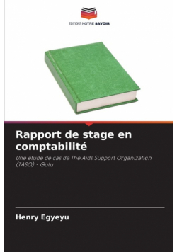Rapport de stage en comptabilité