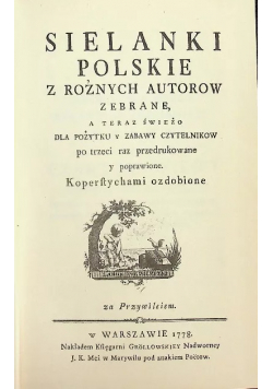 Sielanki polskie z różnych autorów
