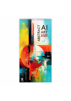 Kalendarz 2025 Abstract AI Art ekskluzywny ścienny