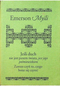 Emerson Myśli