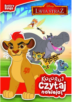 Lwia straż Koloruj czytaj naklejaj