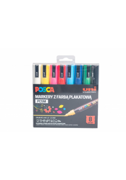 Markery PC-5M 16 kolorów Posca Uni