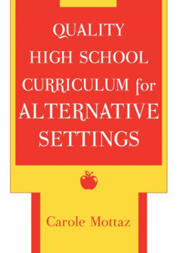 Quality High School Curriculum for Alternative Settings