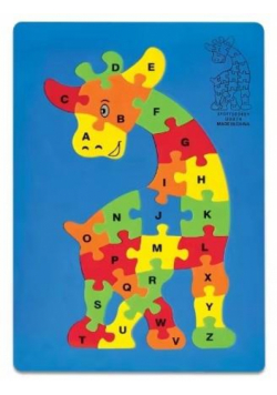 Puzzle piankowe Żyrafa
