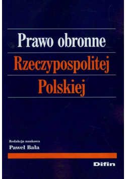 Prawo obronne Rzeczypospolitej Polskiej