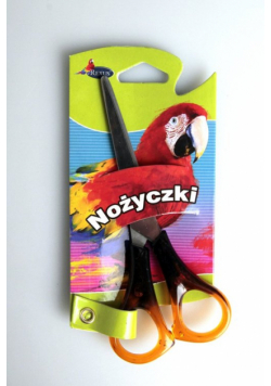 Nożyczki z bursztynową rączką 13 cm