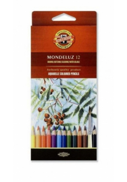 Kredki akwarelowe Mondeluz 12 sztuk