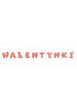 Litery dekoracyjne Walentynki
