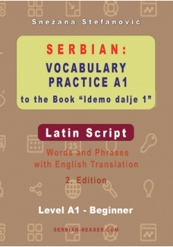 Serbian Vocabulary Practice A1 to the Book 'Idemo dalje 1' - Latin Script
