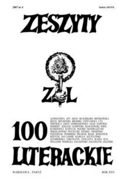 Zeszyty literackie 100 4 / 2007