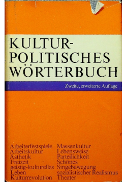 Kulturpolitisches Worterbuch