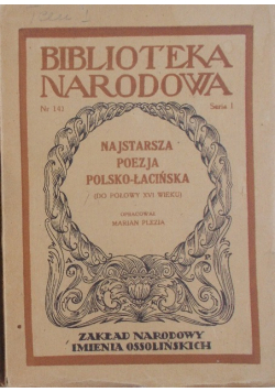 Najstarsza poezja polsko - łacińska
