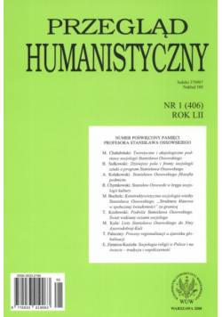 Przegląd humanistyczny 6/2008