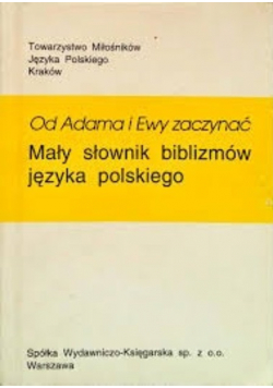 Mały słownik biblizmów języka polskiego