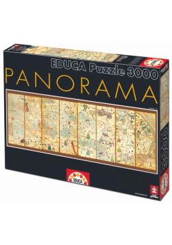 Mapa świata 1375 Puzzle 3000