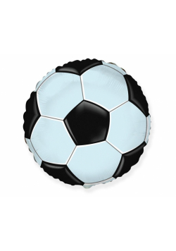 Balon foliowy FX Football piłka czarna 48cm