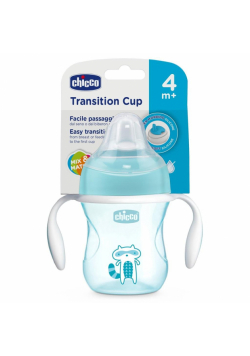 Kubek treningowy z miękkim ustnikiem 200ml nieb.