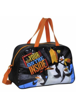 Torba sportowa Pingwiny z Madagaskaru