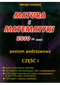 Matura z matematyki 2010-... Poziom podstawowy część 1