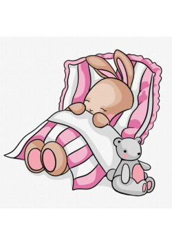 Malowanie po numerach - Good night bunny! Kids