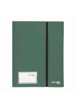 Album ofertowy A4 40kosz. z gumką c.zielony STRIGO