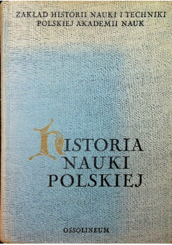 Historia nauki polskiej Tom III