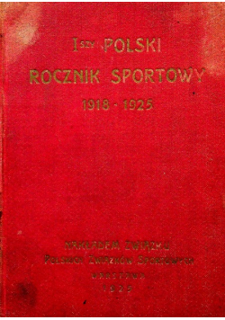 Polski rocznik sportowy 1918-1925 1925 r.