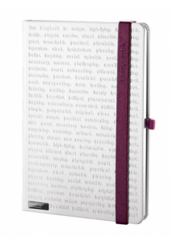 Notes A5 Lanybook The One w kratkę biały