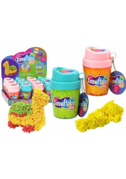Squishy kulki styropianowe w kubku żółty