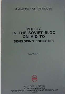 Policy In The Soviet Bloc On Aid To Developing Countries