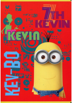 Zeszyt A5 Minionki w trzy linie 16 kartek Kevin
