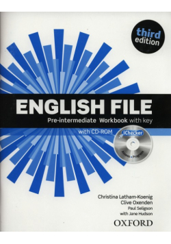 English File Pre-Intermediate Workbook with key + CD