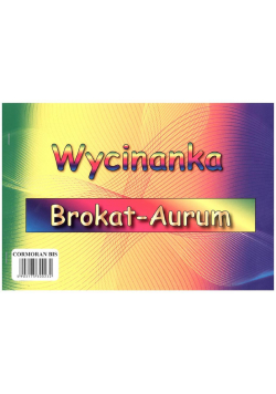 Wycinanka A4 brokat Aurum