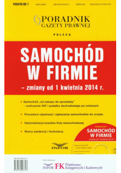 Podatki 2014/07 Samochód w firmie