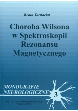 Choroba Wilsona w spektroskopii rezonansu magnetycznego