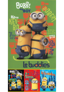 Zeszyt A5 w kratkę 16 kartek Minionki mix