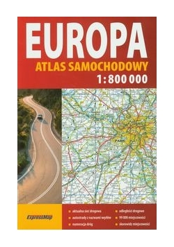 Europa atlas samochodowy 1:800 000