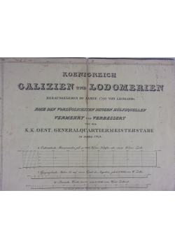 Galizien und Lodomerien, 1824 r. UNIKAT.