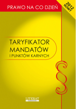 Taryfikator mandatów i punktów karnych